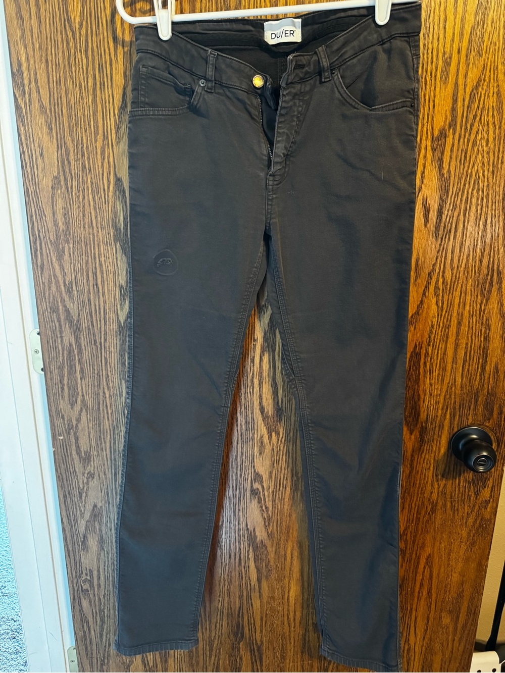 DU/ER Slim Charcoal Stretch Pants